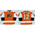 Flyers #12 Michael Raffl Orange Home Stitched Jersey