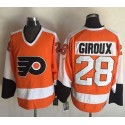 Flyers #28 Claude Giroux Orange CCM Throwback Stitched Jersey
