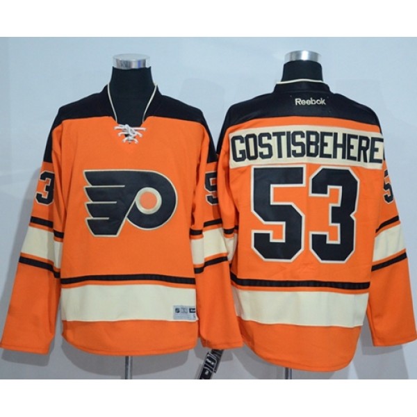 Flyers #53 Shayne Gostisbehere Orange Alternate Stitched Jersey