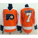Flyers #7 Bill Barber Orange Stitched Jersey