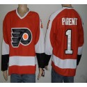 Flyers #1 Bernie Parent Orange Stitched Jersey