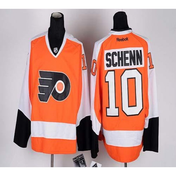 Flyers #10 Brayden Schenn Orange Stitched Jersey