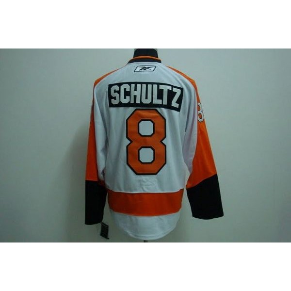 Flyers #8 Dave Schultz Stitched Winter Classic White Jersey