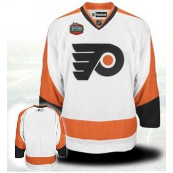 Flyers Blank Stitched Winter Classic White Jersey