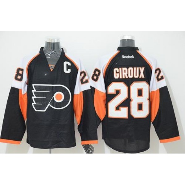 Flyers #28 Claude Giroux Black Stitched Jersey