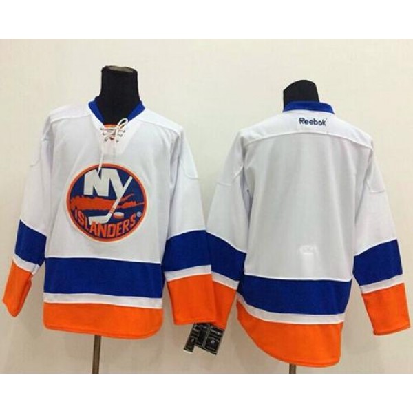 Islanders Blank White Stitched Jersey