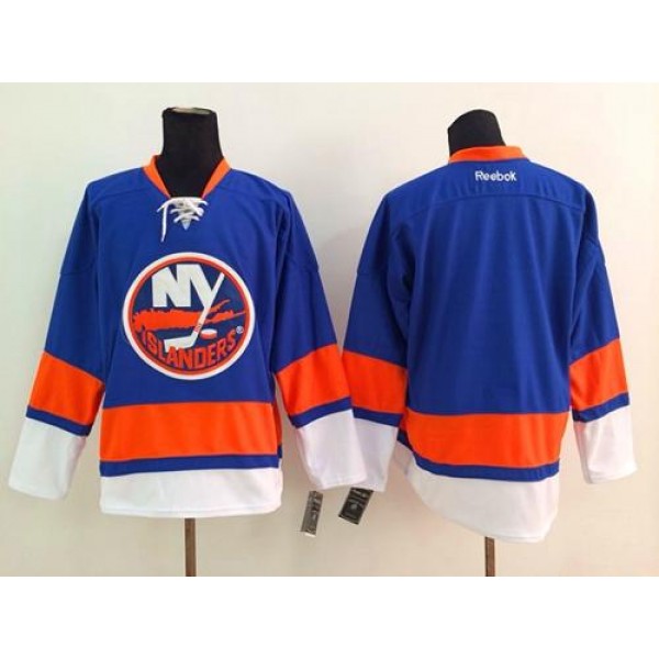 Islanders Blank Baby Blue Stitched Jersey