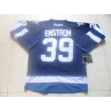 Jets #39 Tobias Enstrom Dark Blue Stitched Jersey