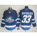Jets #33 Dustin Byfuglien Dark Blue St. John's IceCaps Stitched Jersey