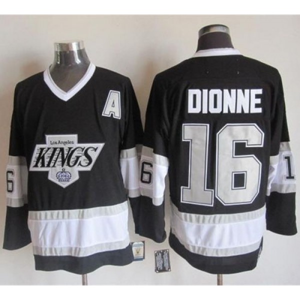 Kings #16 Marcel Dionne Black CCM Throwback Stitched Jersey