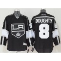 Kings #8 Drew Doughty Black Home Stitched Jersey