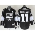 Kings #11 Anze Kopitar Black Home Stitched Jersey