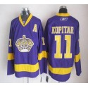 Kings #11 Anze Kopitar Purple Stitched Jersey