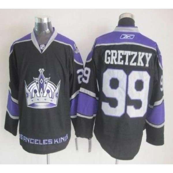 Kings #99 Wayne Gretzky Black Third Stitched Jersey