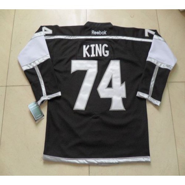 Kings #74 Dwight King Black Home Stitched Jersey