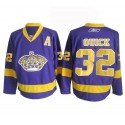Kings #32 Jonathan Quick Purple Stitched Jersey