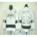 Kings #99 Wayne Gretzky White CCM Throwback Stitched Jersey