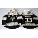 Kings #33 Marty Mcsorley Black Sawyer Hooded Sweatshirt Stitched Jersey