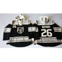 Kings #26 Slava Voynov Black Sawyer Hooded Sweatshirt Stitched Jersey