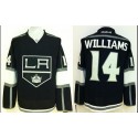 Kings #14 Justin Williams Black Stitched Jersey