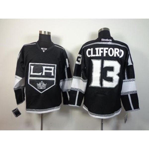 Kings #13 Kyle Clifford Black Home Stitched Jersey