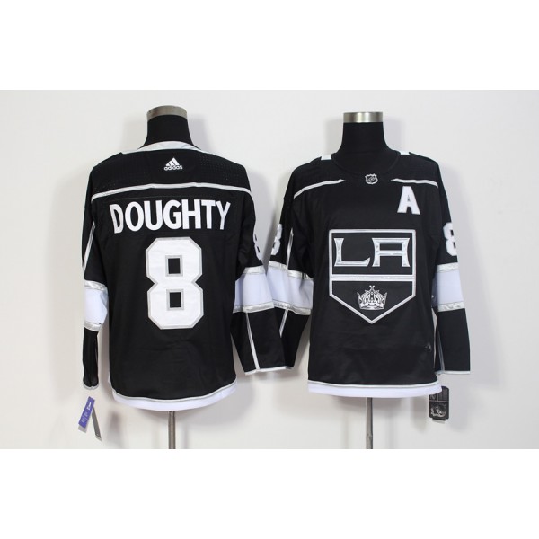 Los Angeles Kings #8 Drew Doughty Black Stitched Adidas Jersey