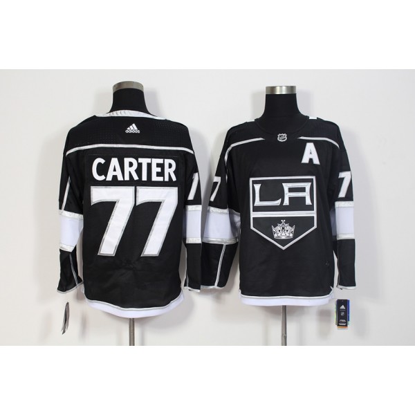 Los Angeles Kings #77 Jeff Carter Black Stitched Adidas Jersey