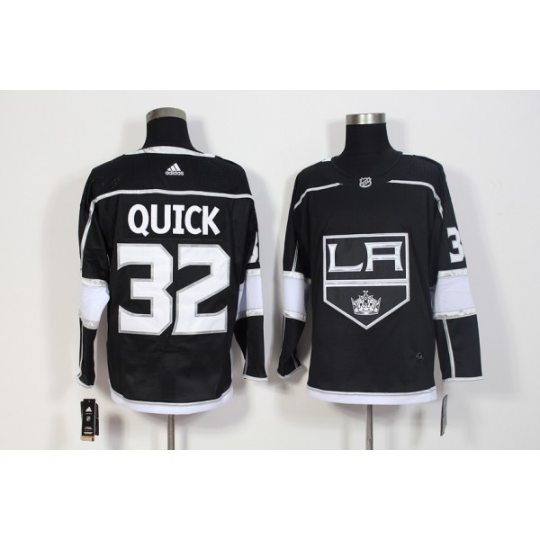 Los Angeles Kings #32 Jonathan Quick Black Stitched Adidas Jersey