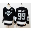 Los Angeles Kings #99 Wayne Gretzky Black Throwback CCM Stitched Jersey