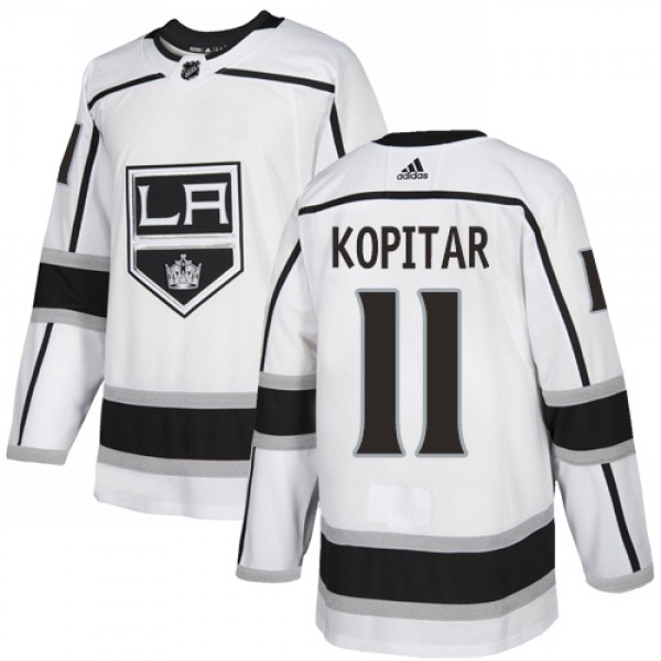 Los Angeles Kings #11 Anze Kopitar White Stitched Jersey