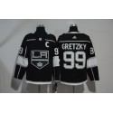 Los Angeles Kings #99 Wayne Gretzky Black Stitched Jersey