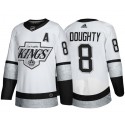 Los Angeles Kings #8 Drew Doughty White Throwback Stitched Jersey