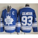 Maple Leafs #93 Doug Gilmour Blue CCM Throwback Third Stitched Jersey