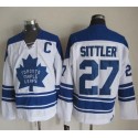 Maple Leafs #27 Darryl Sittler White CCM Throwback Third Stitched Jersey
