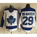 Maple Leafs #29 Mike Palmateer White Blue CCM Throwback Stitched Jersey