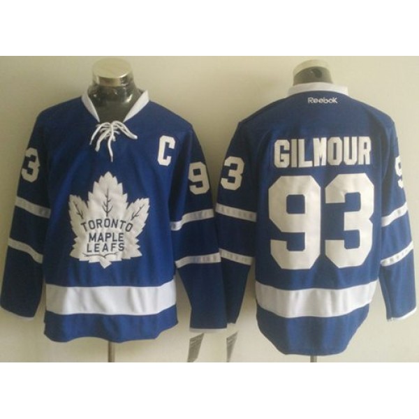 Maple Leafs #93 Doug Gilmour Blue New Stitched Jersey