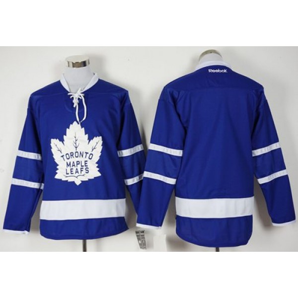 Maple Leafs Blank Blue New Stitched Jersey