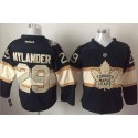 Maple Leafs #29 William Nylander Black Cream 100th Anniversary Stitched Jersey