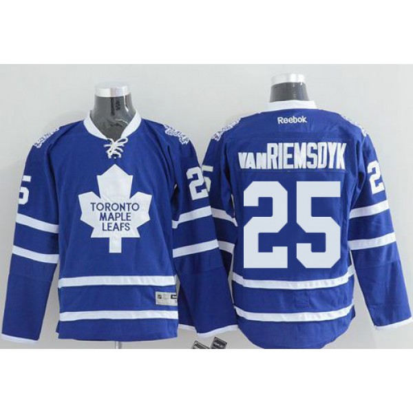 Maple Leafs #25 James Van Riemsdyk Blue Stitched Jersey