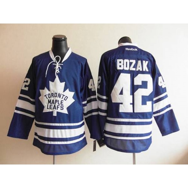Maple Leafs #42 Tyler Bozak Blue Third Stitched Jersey