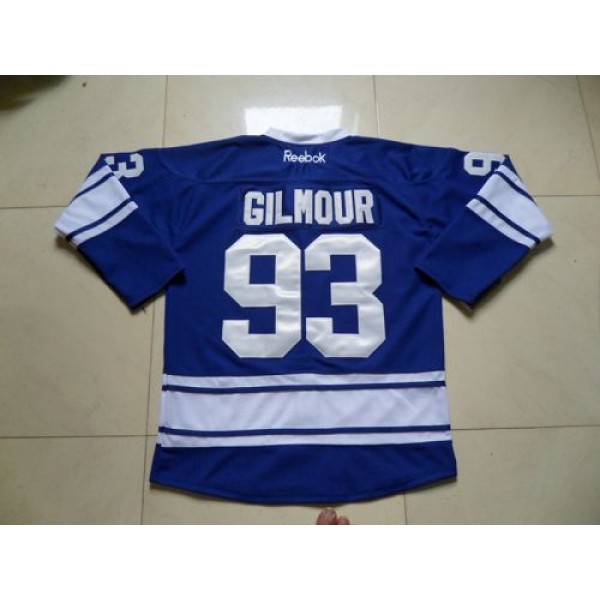Maple Leafs #93 Doug Gilmour Blue Third Stitched Jersey