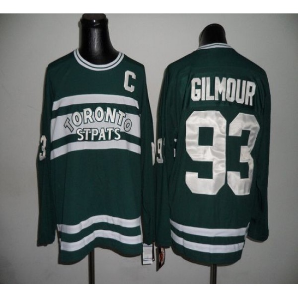 Maple Leafs CCM Throwback #93 Doug Gilmour Green Stitched Jersey