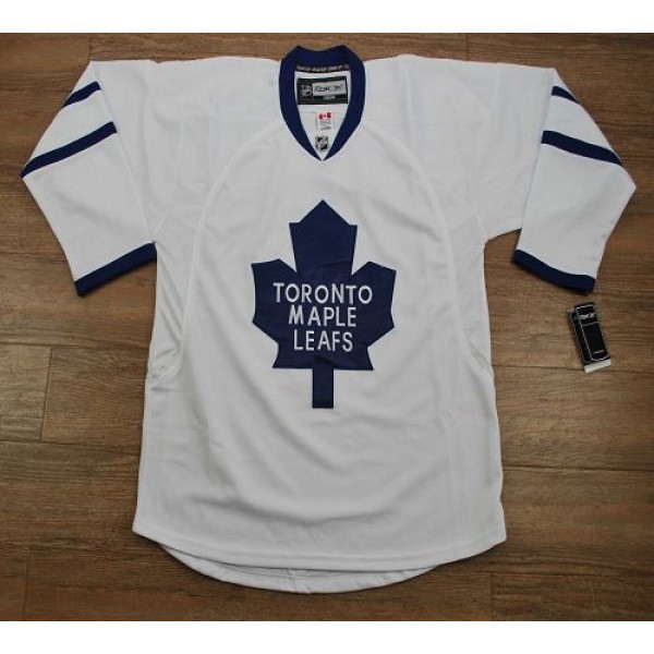 Maple Leafs Blank Stitched White Jersey
