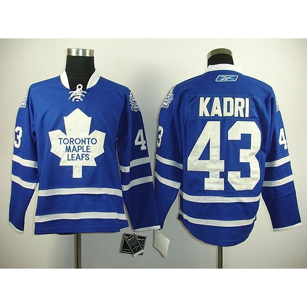 Maple Leafs #43 Nazem Kadri Stitched Blue Jersey