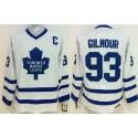Maple Leafs #93 Doug Gilmour White CCM Throwback Stitched Jersey