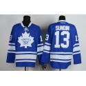 Maple Leafs #13 Mats Sundin Blue Third Stitched Jersey