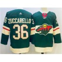 Minnesota Wild #36 Mats Zuccarello Green Stitched Jersey