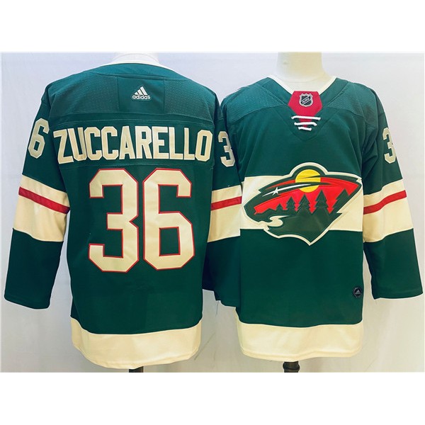 Minnesota Wild #36 Mats Zuccarello Green Stitched Jersey