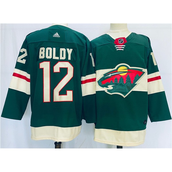 Minnesota Wild #12 Matt Boldy Green Stitched Jersey