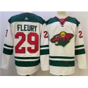 Minnesota Wild #29 Marc-Andre Fleury White Stitched Jersey